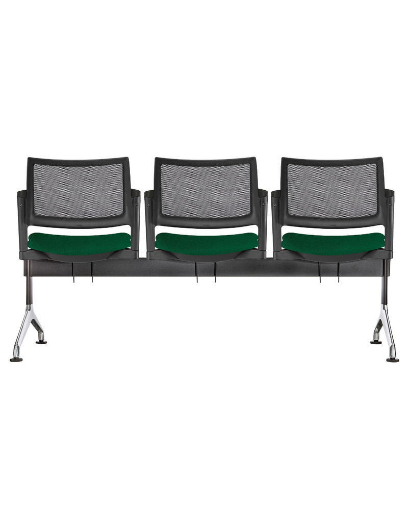 La banca de espera Kyos OHR‑365‑3P ofrece combinación perfecta de ergonomía, diseño moderno y alta resistencia. Ideal para salas de espera, consultorios o áreas de tránsito, integra respaldo en malla y asiento tapizado con estructura sobria y eficiente.