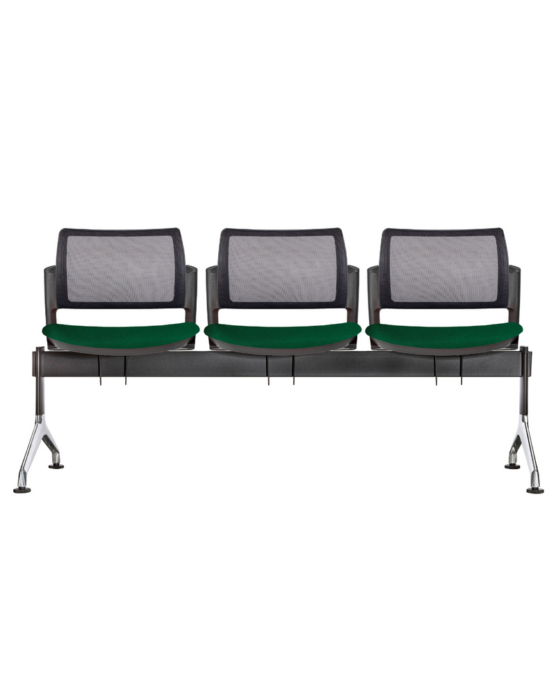 La banca de espera Kyos OHR‑365‑3P ofrece combinación perfecta de ergonomía, diseño moderno y alta resistencia. Ideal para salas de espera, consultorios o áreas de tránsito, integra respaldo en malla y asiento tapizado con estructura sobria y eficiente.