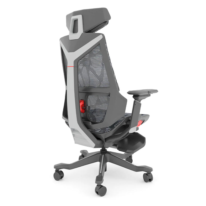 Silla Gamer modelo DRAGON GAMER-001 atras Aura Muebles