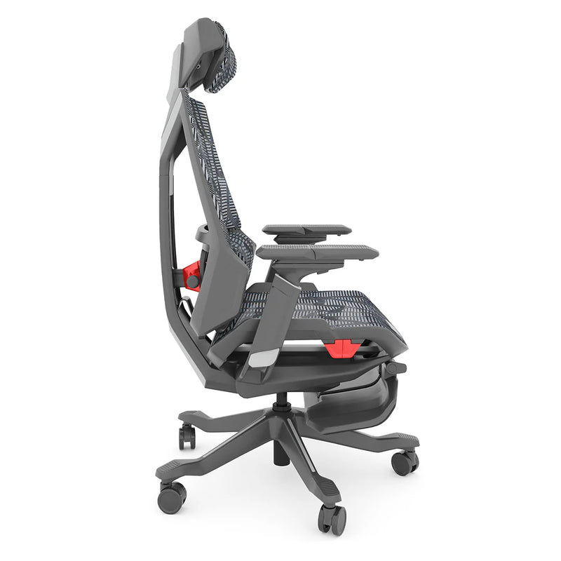 Silla Gamer modelo DRAGON GAMER-001 lateral Aura Muebles