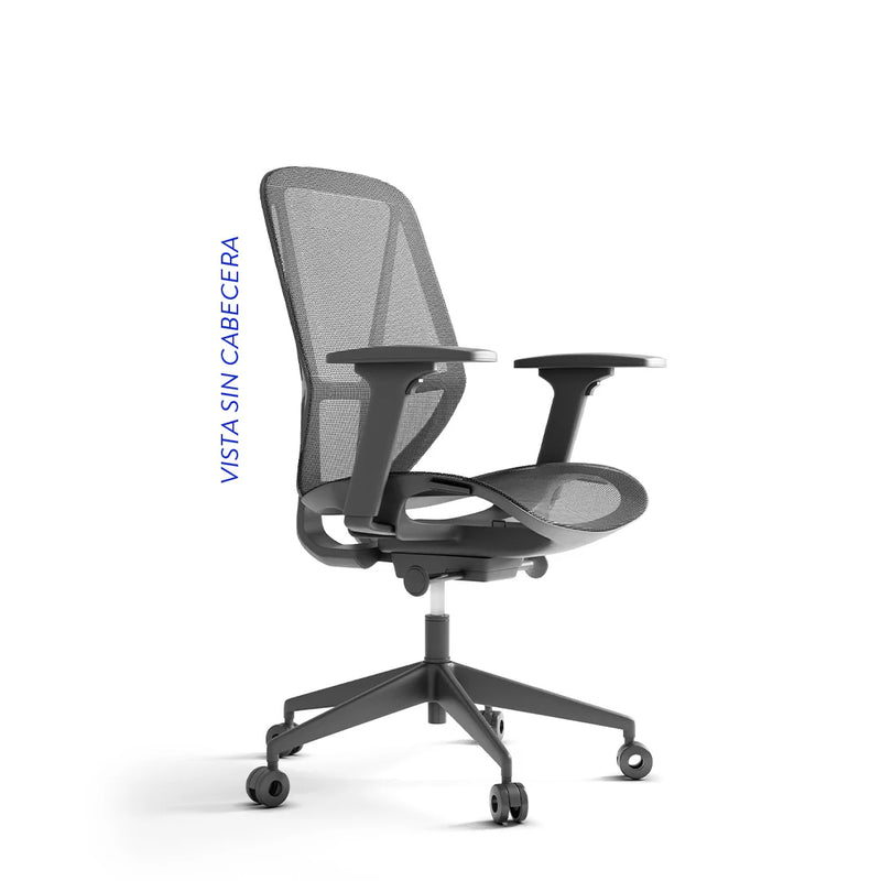 Silla ejecutiva modelo GLOVE OHE-505 lateral sin cabecera Aura Muebles