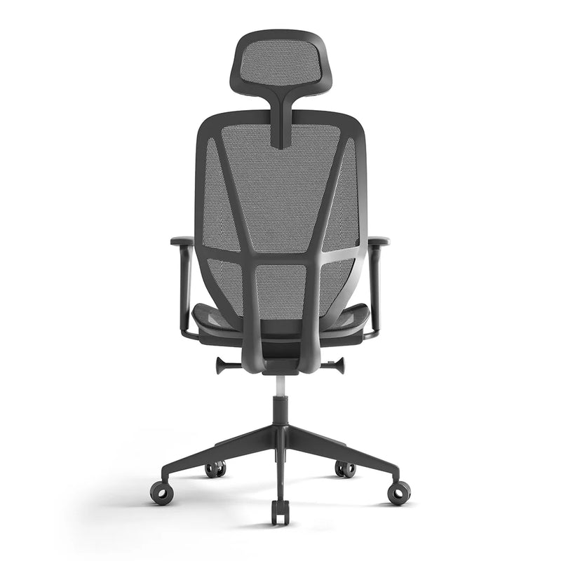 Silla ejecutiva modelo GLOVE OHE-505 atrás Aura Muebles