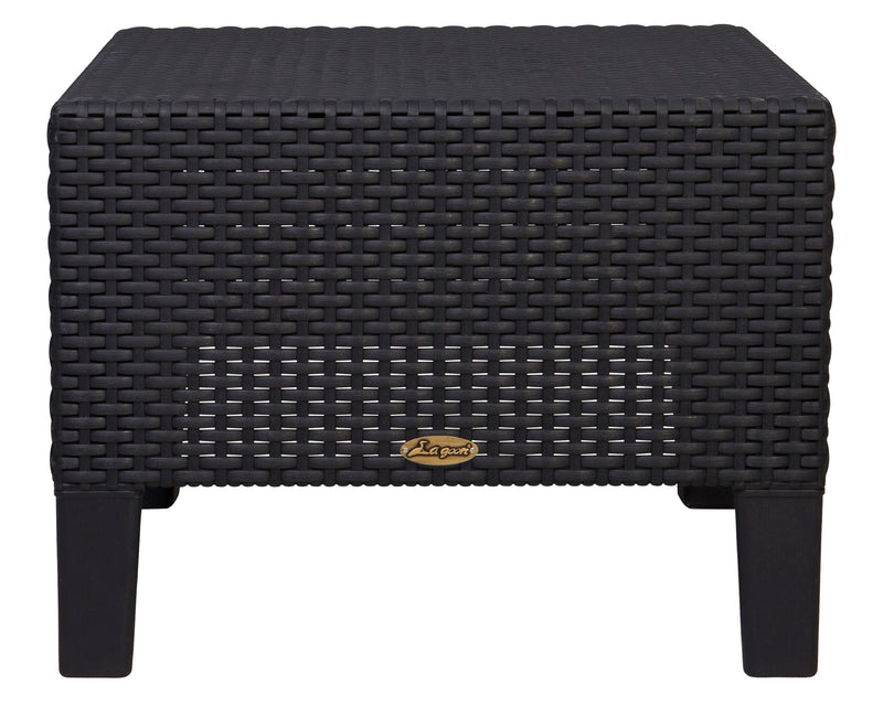 La mesa de centro Magnolia OHM‑7023‑ST, diseñada para interior o exterior. Fabricada en polipropileno de alta resistencia con acabado rattan, ofrece durabilidad, funcionalidad y estilo contemporáneo para múltiples espacios