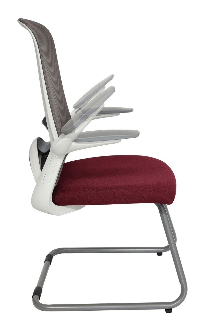 Silla de Visita Dolphin OHV-111 gris | Aura Muebles de Oficina