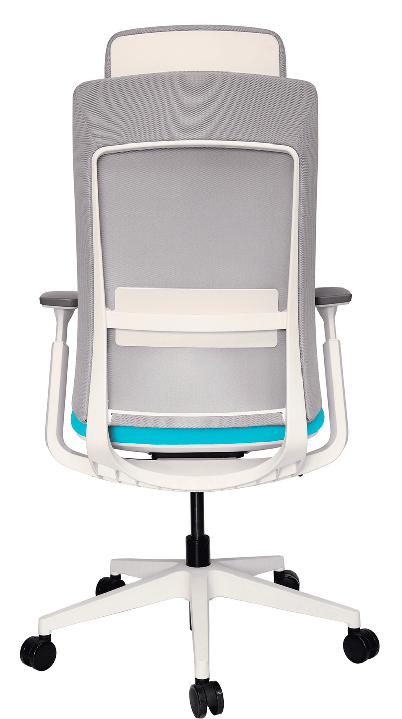 Sillón Ejecutivo QUO OHE-805 Blanco | Aura Muebles de Oficina