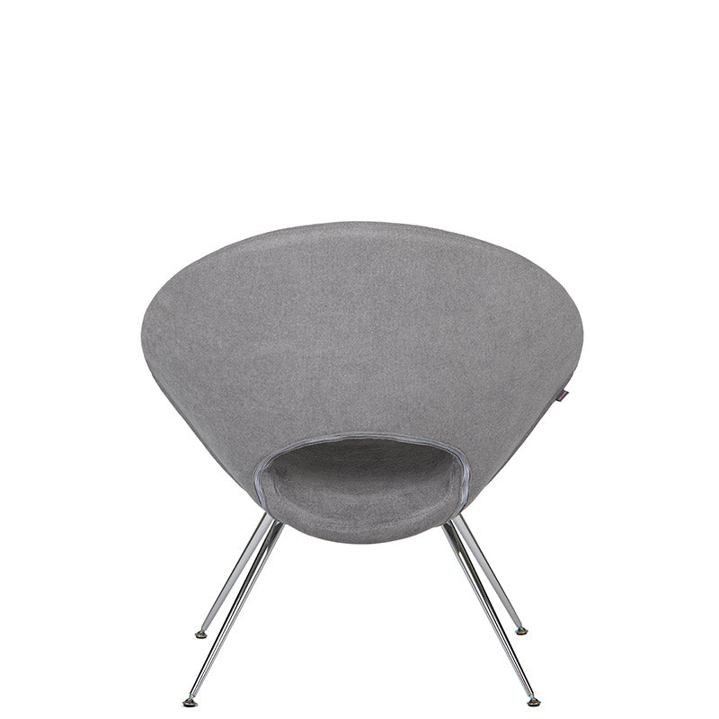Sillon de Visita modelo Bakko de Aura Muebles detrás color gris