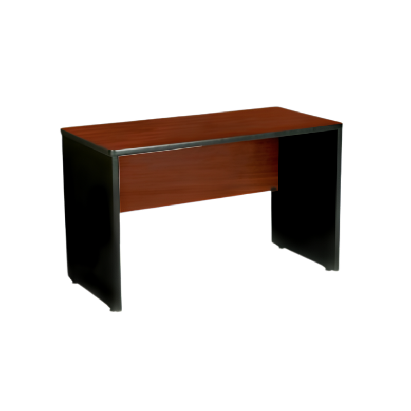 Descubre el elegante y eficiente escritorio secretarial modelo ESEC22 de Aura Muebles de Guadalajara. Con amplia superficie de trabajo y espacio de almacenamiento.