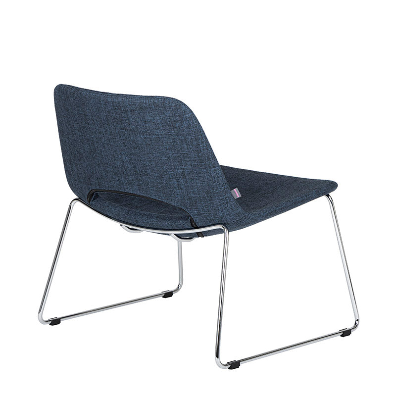 Sillón Ejecutivo modelo ExtraKool de Aura Muebles de lado y atrás color azul