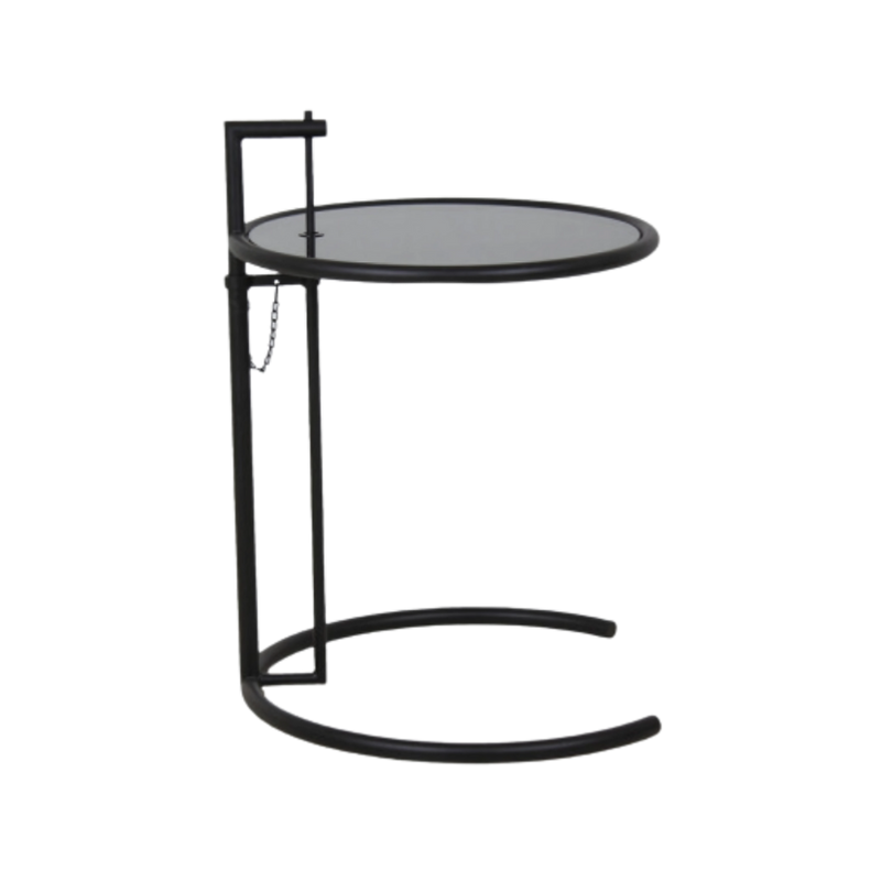 Mesa lateral color Negro excelente opción para complementar la decoración de tu hogar Con un diseño elegante y moderno esta mesa es perfecta para colocar al lado del sofá o como mesita de noche Aura Muebles modelo PARIS
