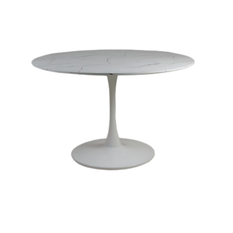 Mesa redonda 120cm Aura Muebles modelo TULIPAN 120CM color Blanco