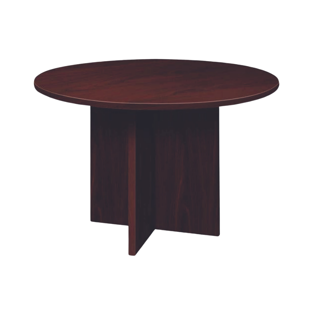 Mesas para sala de juntas. Cubierta tablero laminado 28 mm doble cara con cantos termo fusionados al color. Medida: 120 x 75 cm Aura Muebles modelo MEJ04