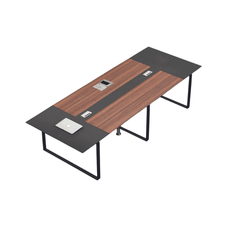 Mesas para sala de juntas Estructura metálica 2"x2" CAL 18 Cubierta tablero laminado 28 mm Aura Muebles MEJ06