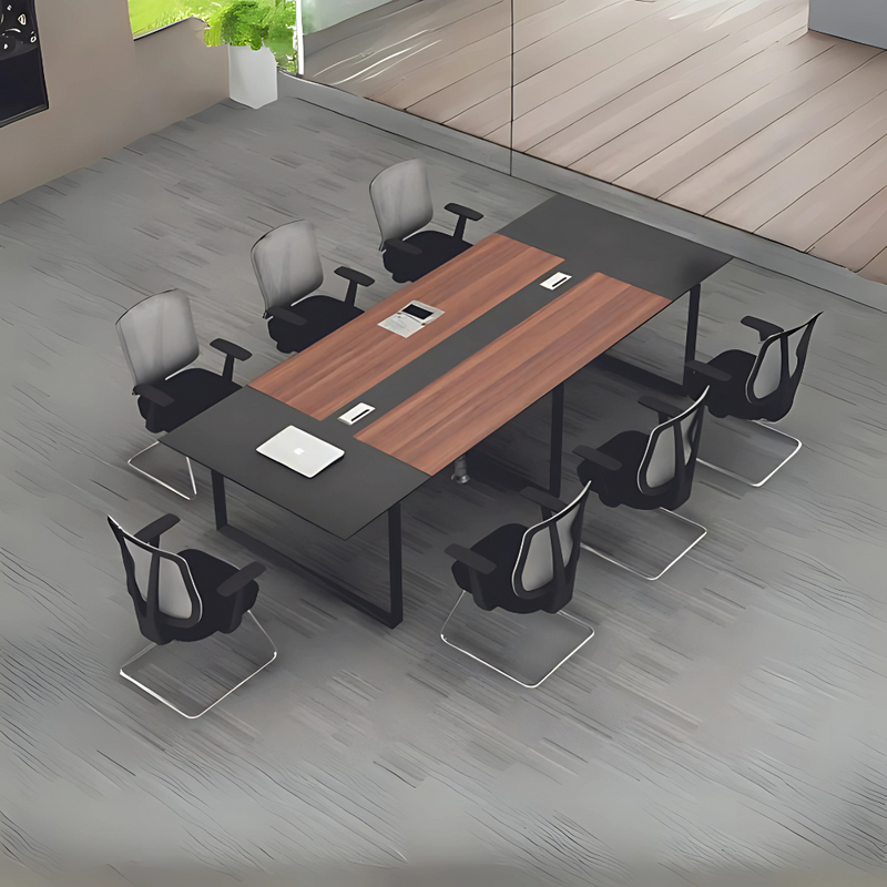 Mesas para sala de juntas Estructura metálica 2"x2" CAL 18 Cubierta tablero laminado 28 mm Aura Muebles MEJ06