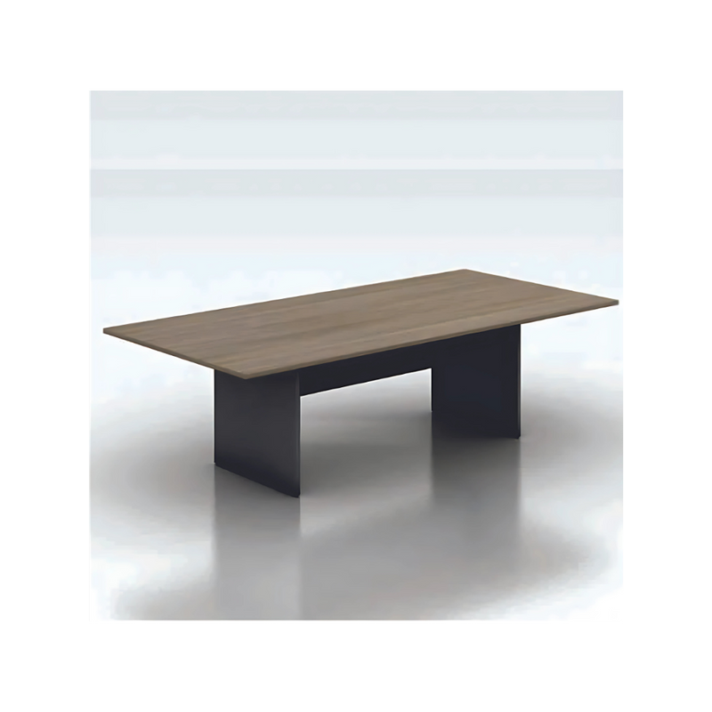 Mesas para sala de juntas Patas tablero laminado doble cara 28 mm niveladores de altura Aura Muebles MEJ07