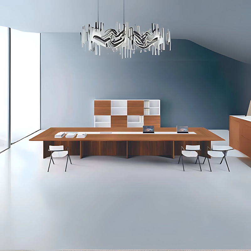 Mesas para sala de juntas tablero laminado 28mm Aura Muebles mej17