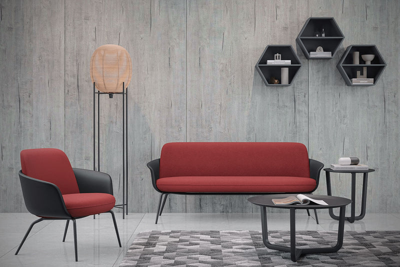 Sillón ejecutivo de 2 plazas y 1 plaza modelo Nexus de Aura Muebles imagen ambientada