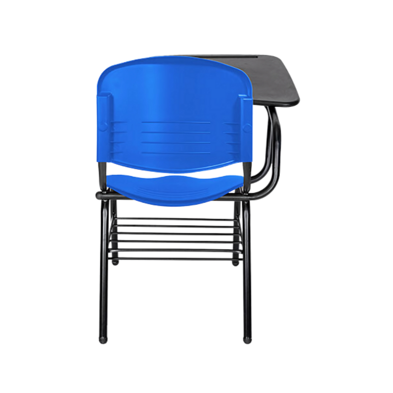El pupitre ellitico OHP-2301 de Aura Muebles es ideal para una postura adecuada y cómoda de los estudiantes. Fabricado con materiales de alta calidad, este pupitre ofrece durabilidad y resistencia en el aula.