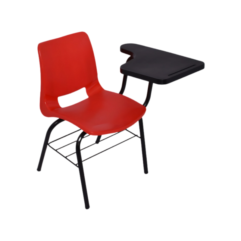 Aura Muebles ofrece el pupitre escolar perfecto POLY EVO con paleta Jumbo de Propileno PE-358. Diseñado para una mejor postura, proporciona una superficie resistente para escribir.