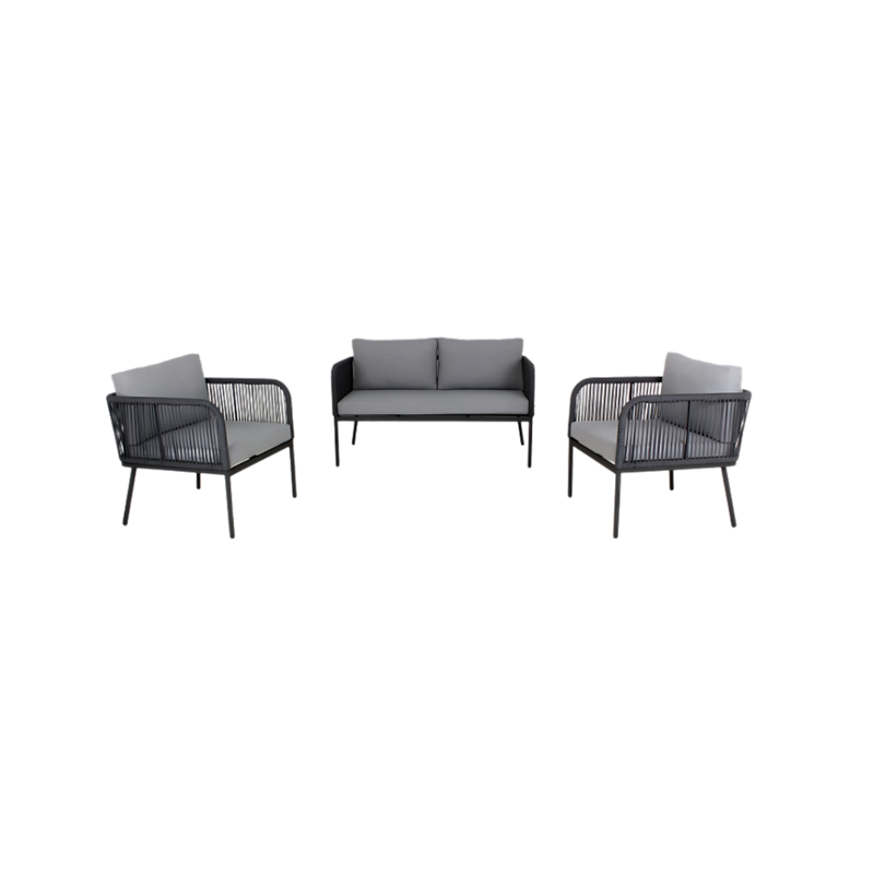 Con la sala confortable modelo LORETO, disfruta de la máxima comodidad en tu hogar. Su diseño ergonómico y acolchado brinda un soporte perfecto para tu cuerpo, mientras que su estructura resistente asegura durabilidad. Disfruta de reuniones o descanso con la tranquilidad de estar en una sala diseñada para tu comodidad Aura Muebles