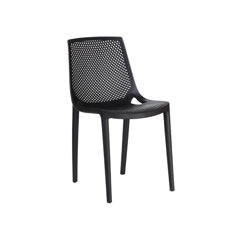Silla de visita Asiento respaldo y patas Polipropileno (PP) copolímero alto impacto 100% virgen Aura Muebles modelo CRETA