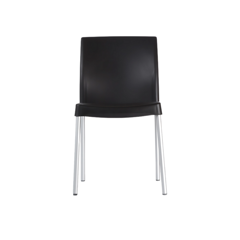 Silla de visita HIT colores Asiento y respaldo Polipropileno (PP) copolímero alto impacto 100% virgen Fluidez 12 Tratamiento UV Non Blush Producción en plástico inyectado Aura Muebles modelo APSHC