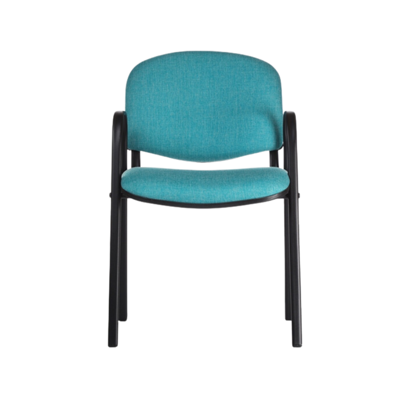 Silla de visita Asiento y respaldo en Polipropileno (PP) tapizado en tela polipropileno 100% con resina acrílica modelo ISO ARM