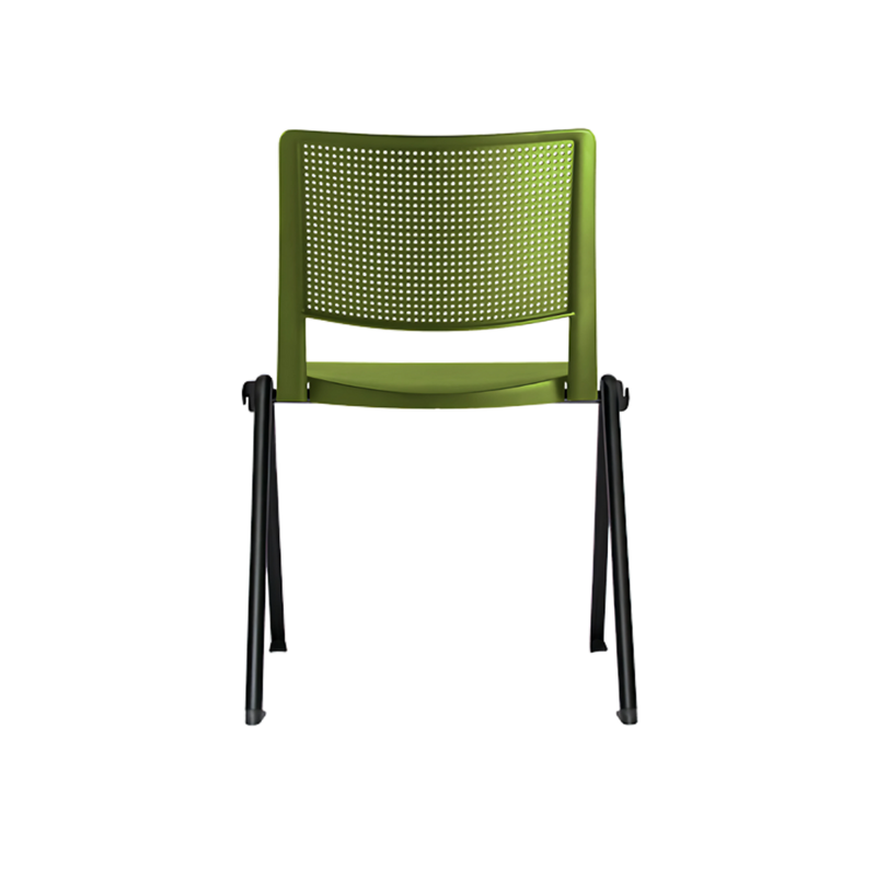 Silla de visita REVOLUTION Estructura De acero tubular de 1" de diámetro calibre 16 con acabado en pintura epóxica (electrostática) color negro o gris Aura Muebles modelo OHV-86