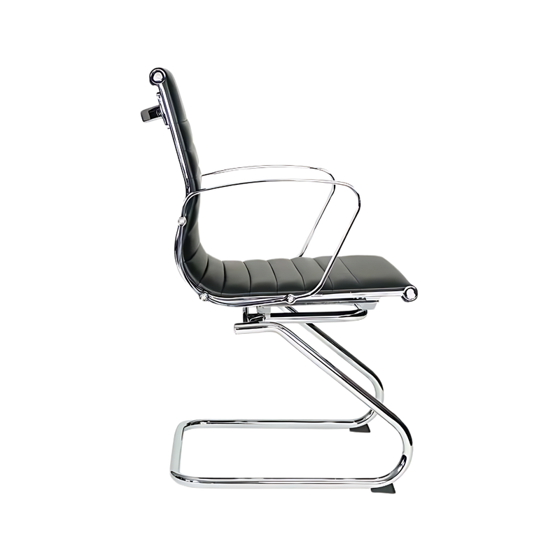 Descubre la elegante silla de visita SKIN I VISITA de Aura Muebles. Combina diseño minimalista y ergonomía para brindar comodidad y estilo en salas de espera, recepciones y reuniones.