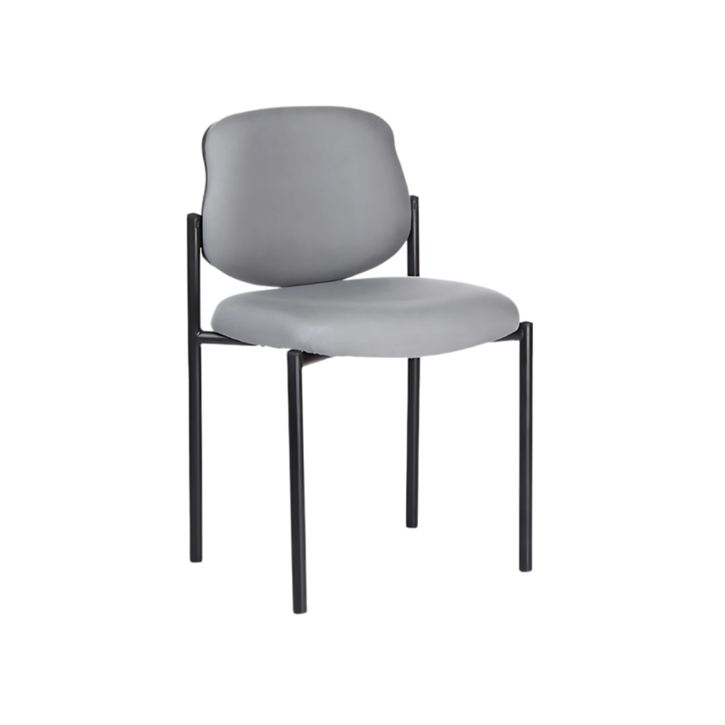 Silla de visita Asiento y respaldo Polipropileno (PP) Tapizado en tela polipropileno 100% con resina acrílica Aura Muebles modelo SKY