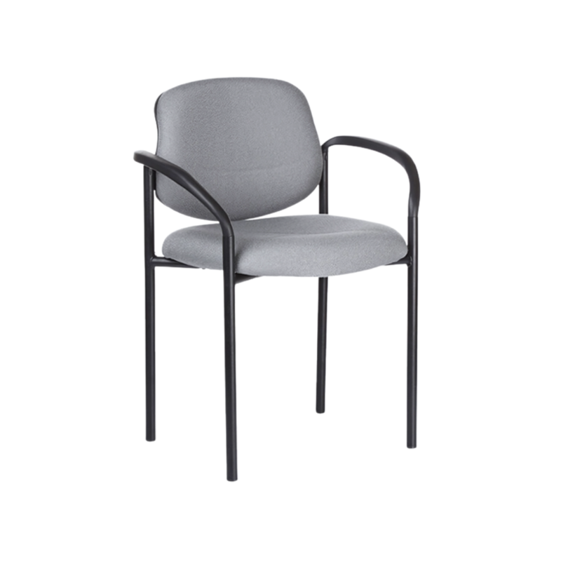 Silla de visita Acojinado Poliuretano Moldeado (PUR) Coderas Polipropileno (PP) en versión ARM Aura Muebles modelo SKY ARM