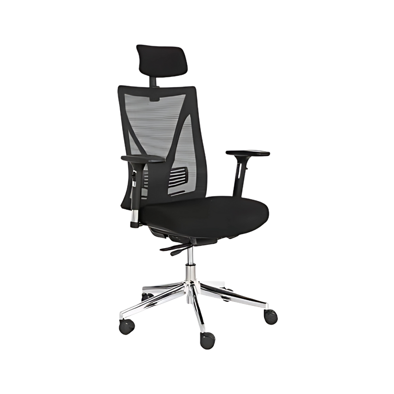 Experimenta la comodidad y elegancia de nuestra silla ejecutiva modelo AB-10 de Aura Muebles. Diseñada con materiales de alta calidad y un diseño ergonómico.