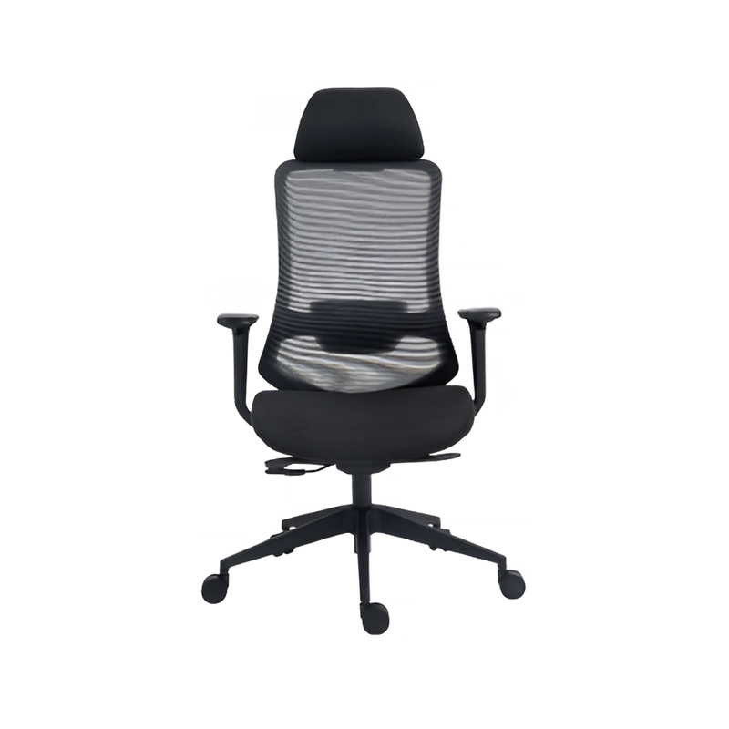 La silla ejecutiva AC-30NN de Aura Muebles brinda confort y diseño ergonómico, ideal para oficinas modernas que buscan estilo, calidad y productividad diaria.