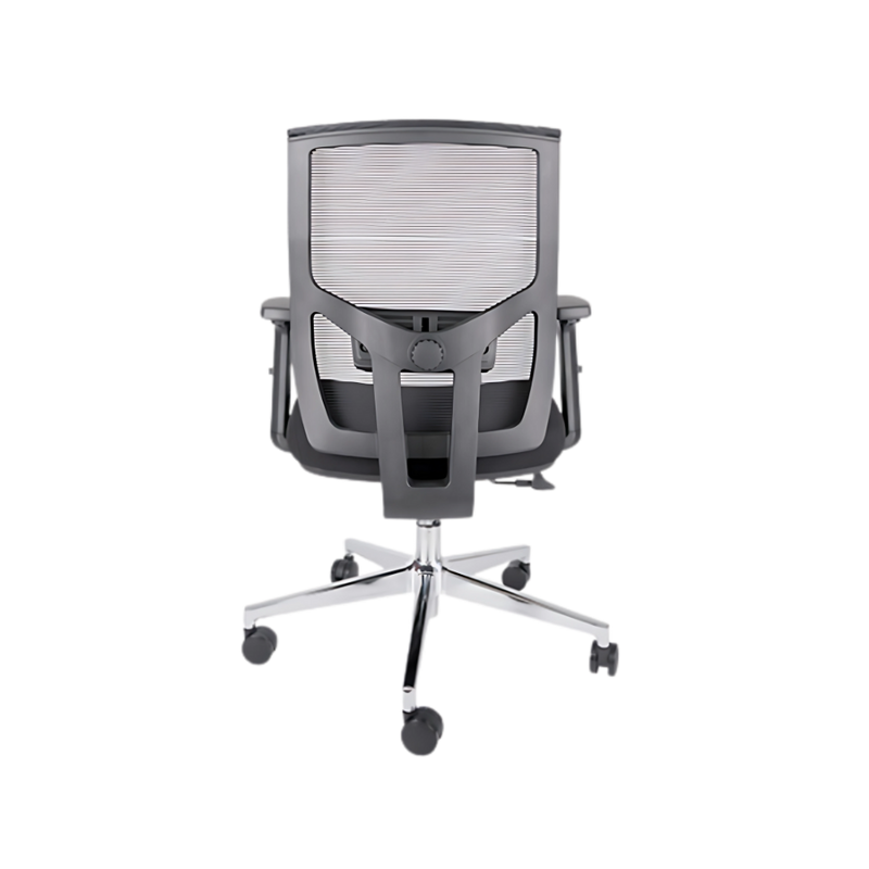 La silla ejecutiva AIKO OHE-703 en color negro de Aura Muebles es perfecta para una oficina elegante y funcional. Brinda comodidad y soporte durante largas horas de trabajo.
