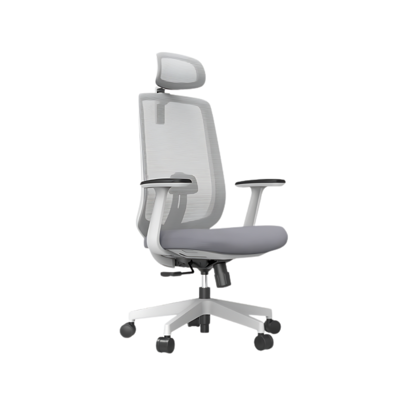 Descubre la silla ejecutiva modelo APOLO A de Aura Muebles, diseñada para brindar comodidad en el trabajo. Con base giratoria de 360 grados y soporte lumbar ajustable.