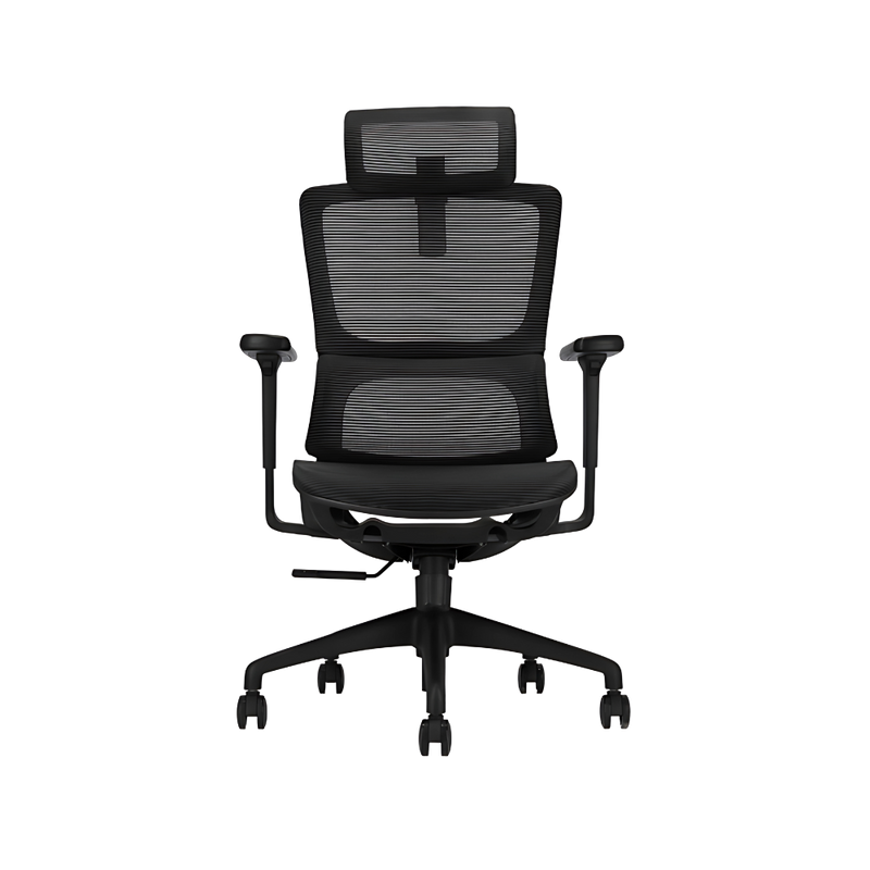 Descubre la silla ejecutiva modelo AQUA de Aura Muebles de Guadalajara. Diseñada con ergonomía brinda soporte para la espalda y una postura saludable.