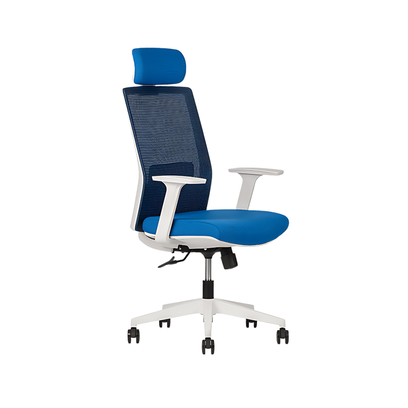 Descubre la elegante y ergonómica silla ejecutiva modelo ARTIC WHITE con respaldo alto de Aura Muebles. Maximiza tu comodidad en espacios profesionales con esta silla de diseño exclusivo.