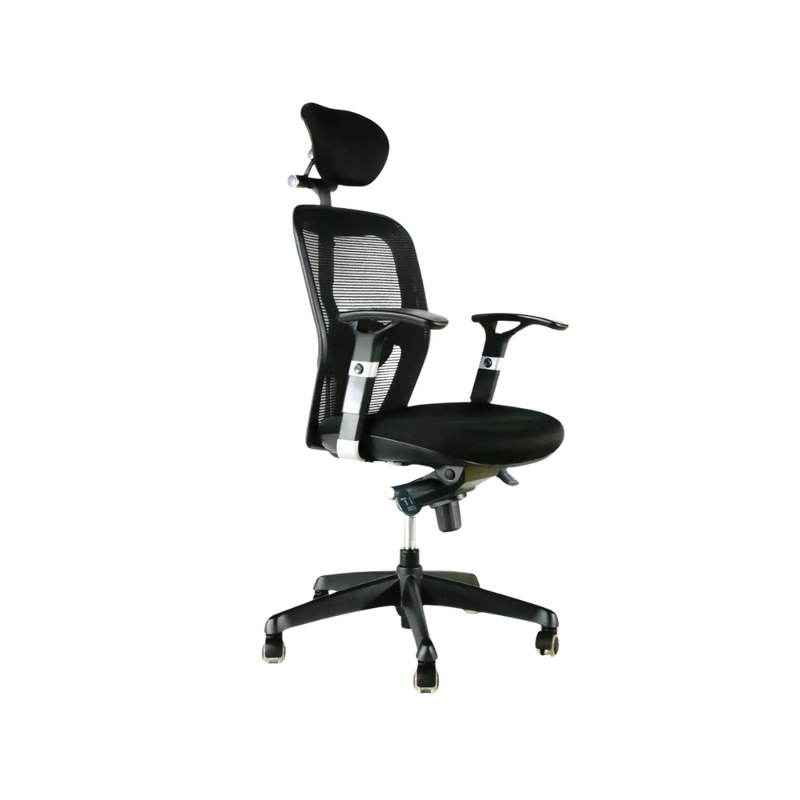 Descubre la silla ejecutiva modelo BOND con cabecera de Aura Muebles. Diseñada para brindar comodidad y concentración durante largas jornadas de trabajo.