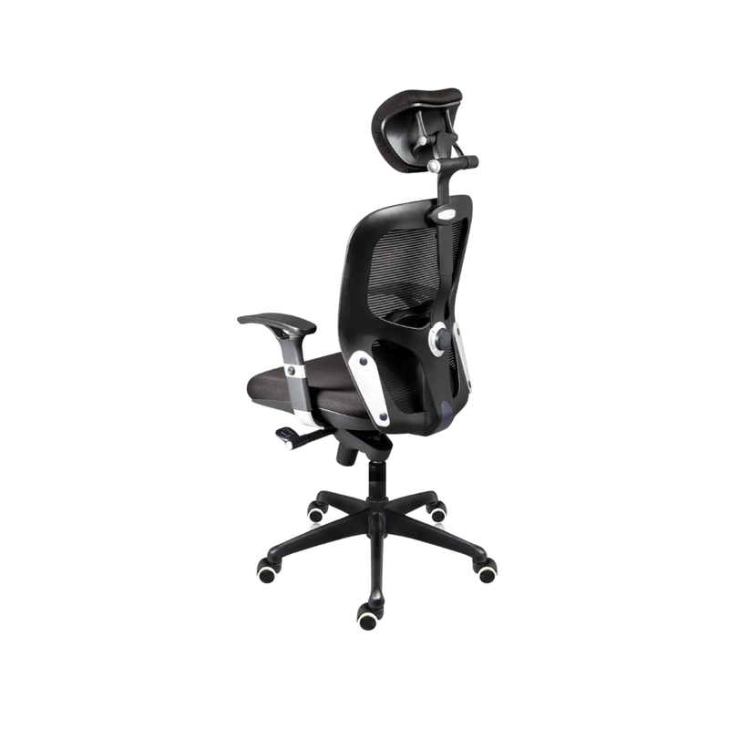 Descubre la silla ejecutiva modelo BOND con cabecera de Aura Muebles. Diseñada para brindar comodidad y concentración durante largas jornadas de trabajo.