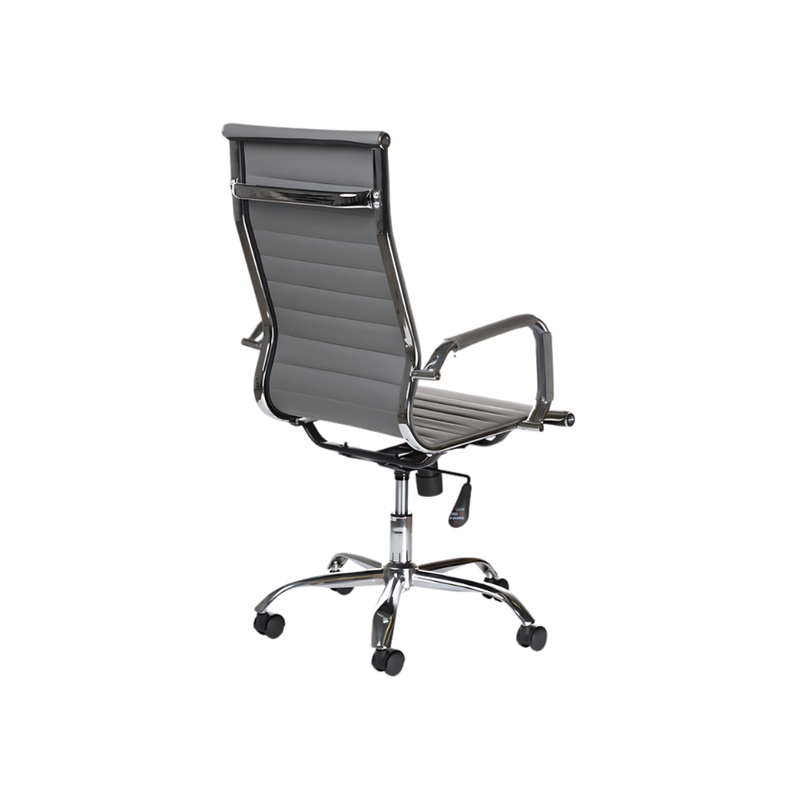 Descubra la comodidad y elegancia de la silla ejecutiva modelo CIDRO A en color Gris. Experimente la calidad con su asiento acolchado y soporte lumbar ajustable.