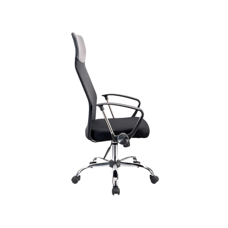 Descubre la silla ejecutiva ECOMESH de Aura Muebles, diseñada para brindar comodidad. Con tejido de malla transpirable, esta silla promueve una postura saludable y reduce la fatiga.