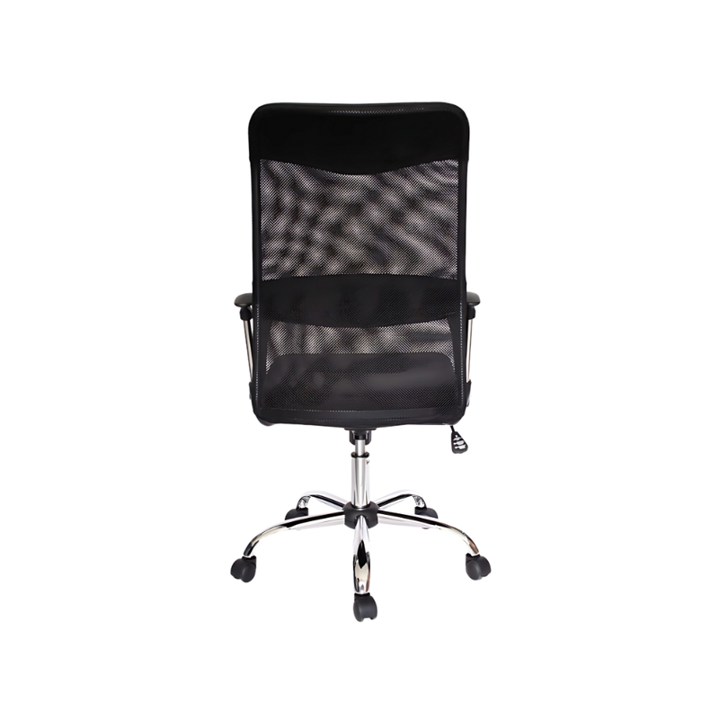 Descubre la silla ejecutiva ECOMESH de Aura Muebles, diseñada para brindar comodidad. Con tejido de malla transpirable, esta silla promueve una postura saludable y reduce la fatiga.