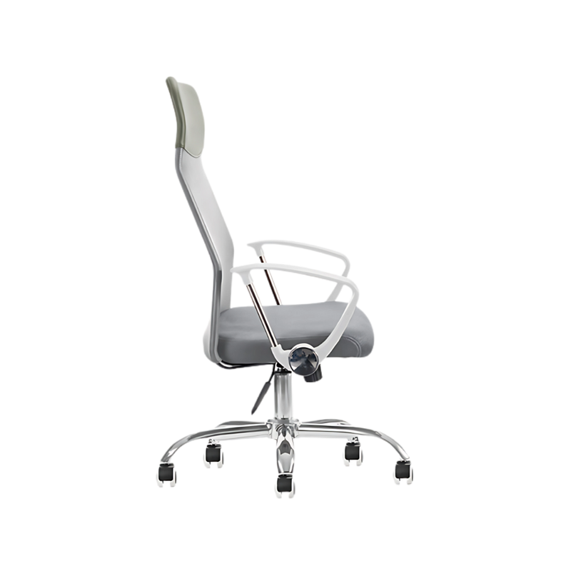 Descubre la comodidad y elegancia de la silla ejecutiva modelo ECONOMALLA en color Blanca de Aura Muebles. Asegura una postura correcta y trabaja sin dolores durante horas.