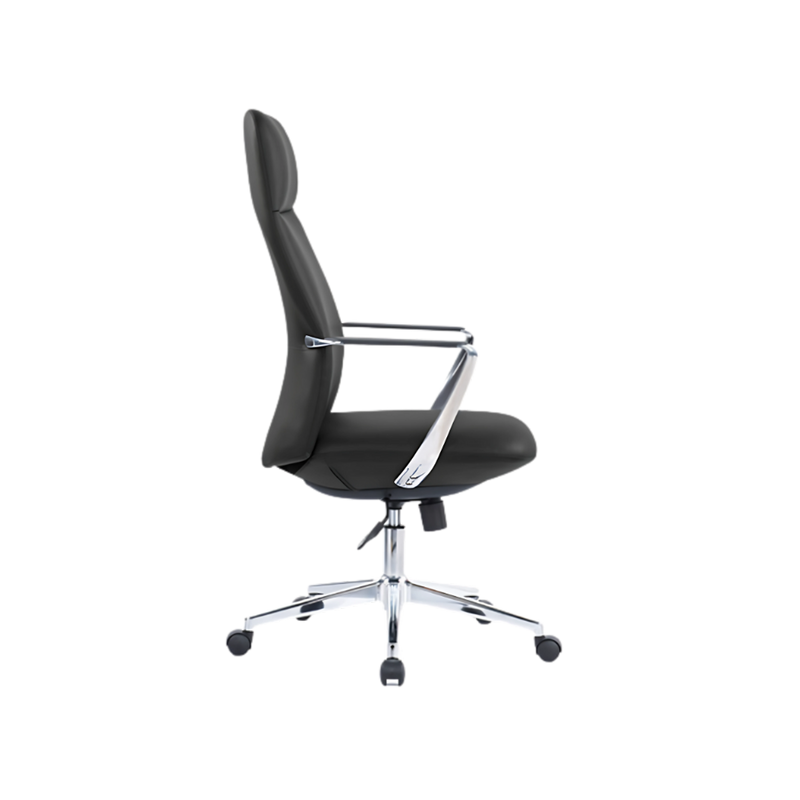 Encuentra la silla ejecutiva modelo FENIX OHE-165 en color negro en Aura Muebles. Diseño ergonómico con soporte lumbar para mayor comodidad en tu lugar de trabajo.