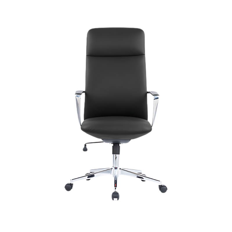 Encuentra la silla ejecutiva modelo FENIX OHE-165 en color negro en Aura Muebles. Diseño ergonómico con soporte lumbar para mayor comodidad en tu lugar de trabajo.