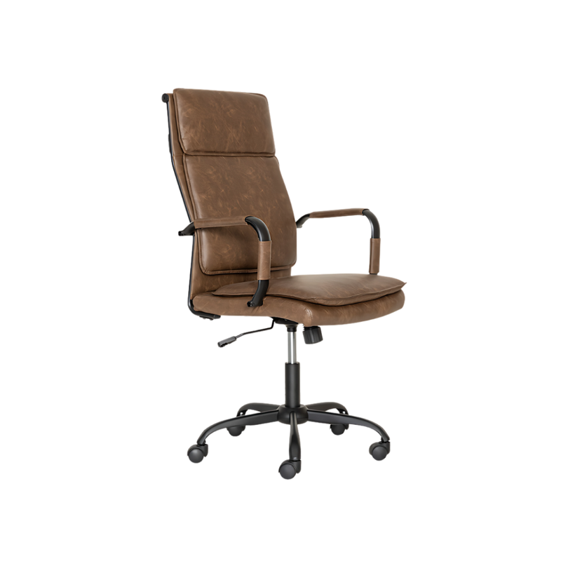 Encuentra la silla ejecutiva ideal para tu espacio de trabajo en Aura Muebles. Nuestro modelo GA-005-A te ofrece una postura ergonómica y cómoda.