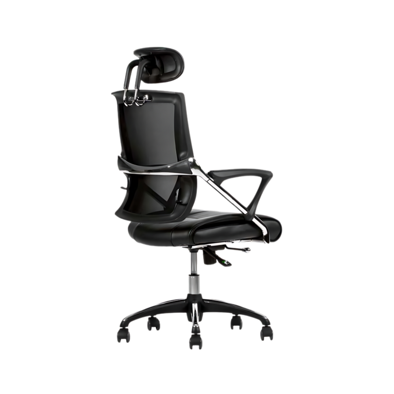 Descubre la silla ejecutiva modelo LEVEL respaldo alto de Aura Muebles. Diseño sofisticado y ergonomía avanzada para brindar un soporte excepcional durante largas jornadas laborales.