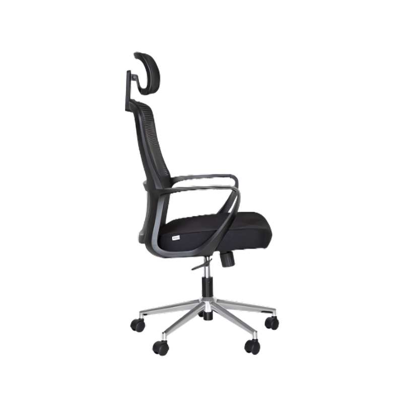 La silla ejecutiva LK-20CC de Aura Muebles combina ergonomía, estilo y resistencia, perfecta para oficinas que buscan confort y productividad en su mobiliario.