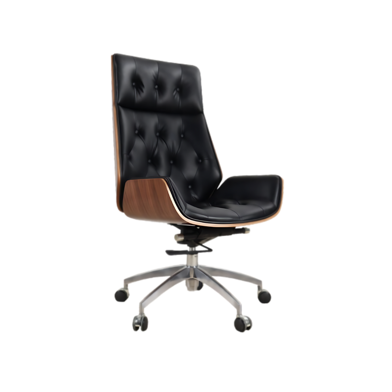 La silla ejecutiva modelo NORUEGA de Aura Muebles ofrece confort y estilo para tu espacio de trabajo. Su diseño ergonómico te garantiza una postura saludable.