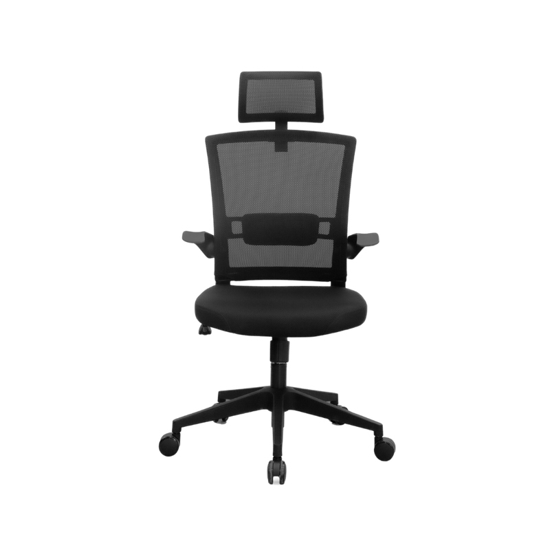 Descubre la silla ejecutiva modelo SAMOS con cabecera de Aura Muebles de Guadalajara, la opción perfecta para una oficina elegante y cómoda.