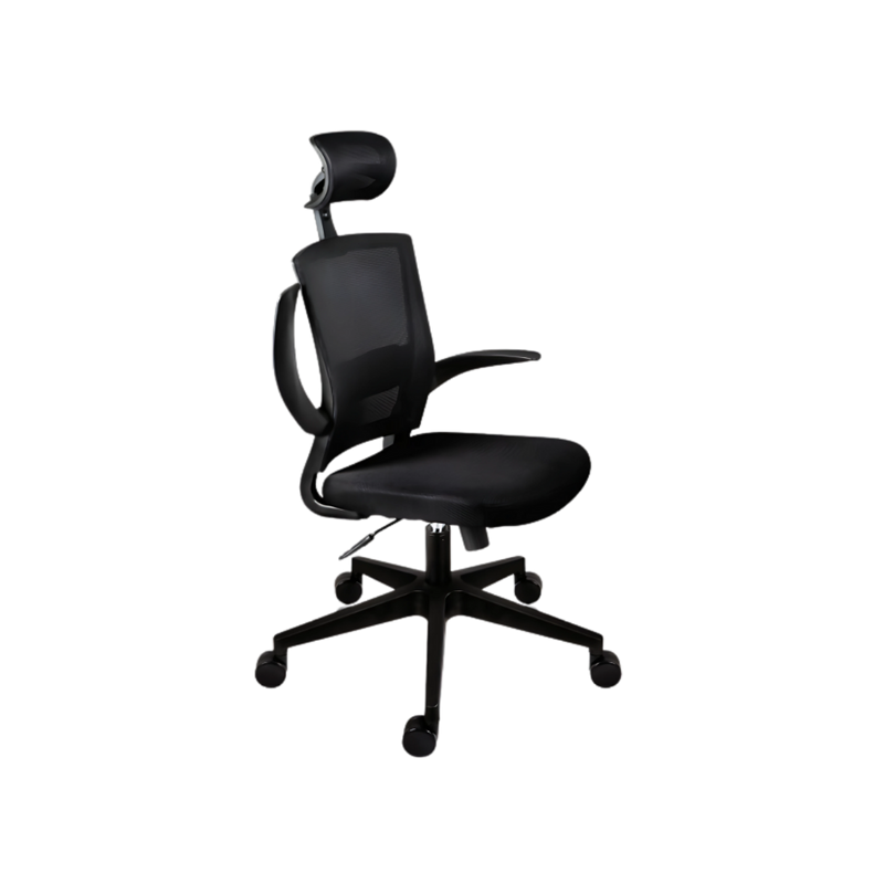 Descubre la silla ejecutiva modelo SAMOS con cabecera de Aura Muebles de Guadalajara, la opción perfecta para una oficina elegante y cómoda.
